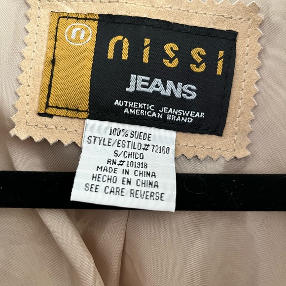 100% Suede Jacket Size SMALL - Picture 3 of 3